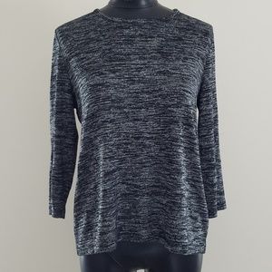 Gap outlet black and gray open back top size M